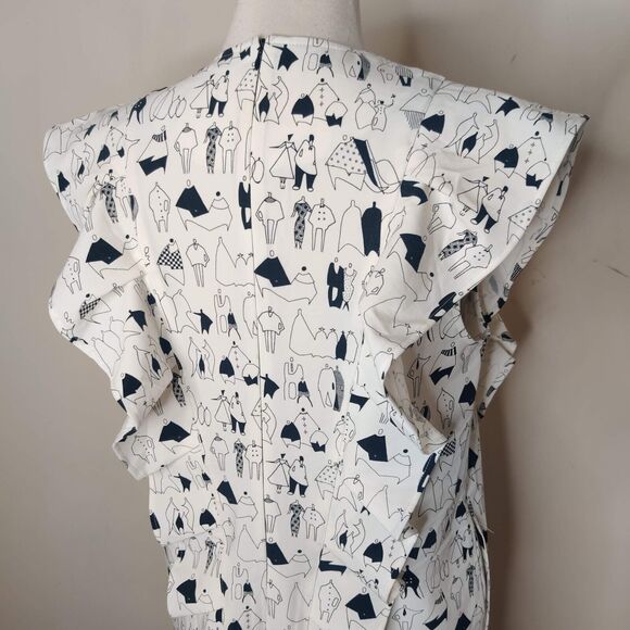 Diana Vapsve Lithuania Dress Graphic Print Art to Wear - Picture 11 of 14